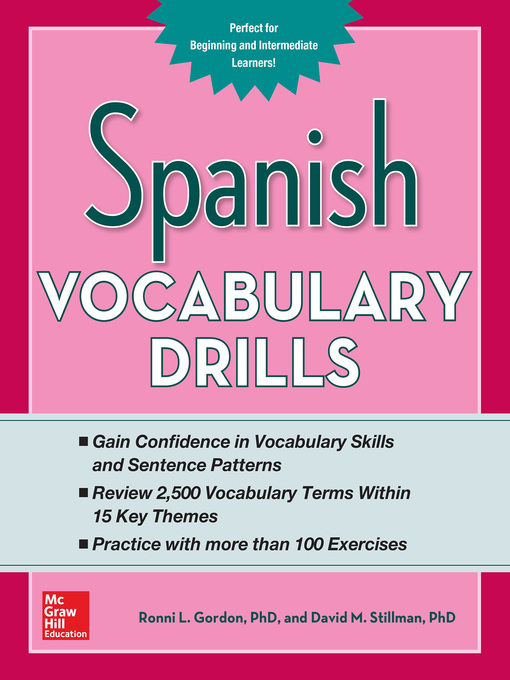 Title details for Spanish Vocabulary Drills by Ronni L. Gordon - Wait list